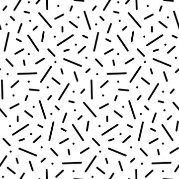 Seamless geometric vintage pattern in retro 80s style on the white background 스톡 일러스트