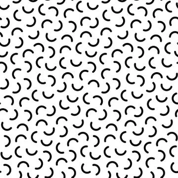 Seamless geometric vintage pattern in retro 80s style on the white background イラスト素材