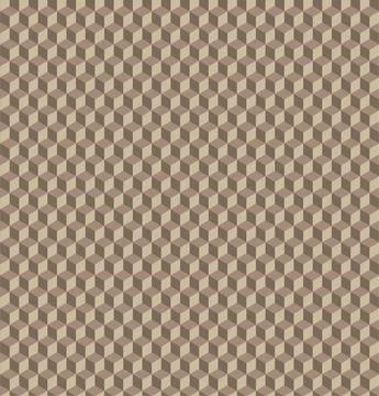 Seamless geometric volume pattern. 3D cube shapes. Stock Illustration