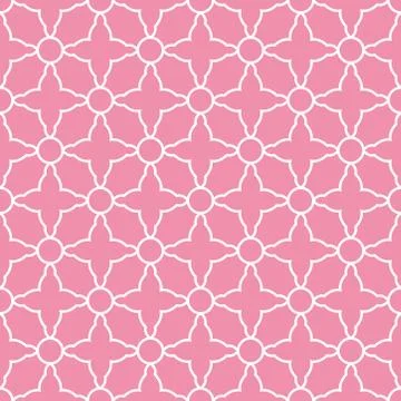 Seamless geometrical abstract pattern. indian, moroccan, arabesque illustrati Stock Illustration