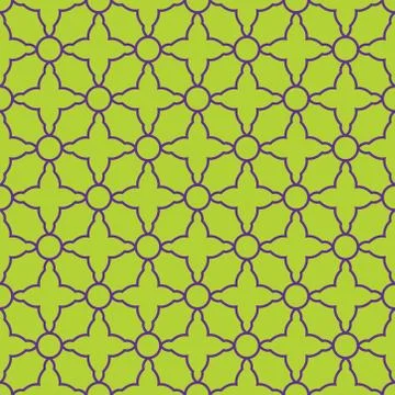 Seamless geometrical abstract pattern. indian, moroccan, arabesque illustrati Stock Illustration
