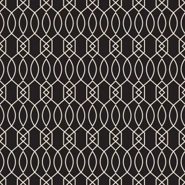 Seamless geometrical abstract pattern. indian, moroccan, arabesque illustrati Stock Illustration