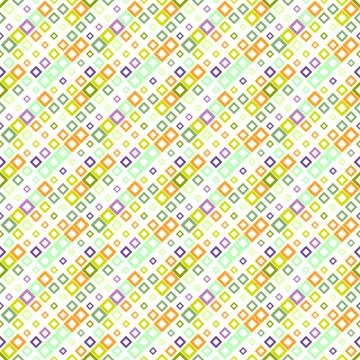 Seamless geometrical abstract square pattern background design Illustrazione stock