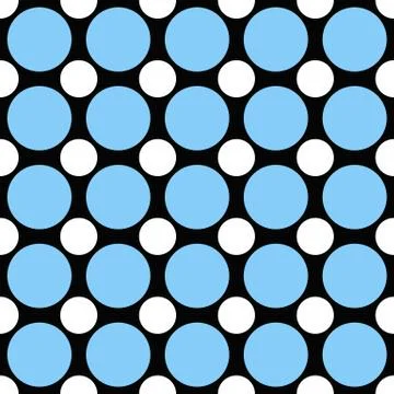 Seamless geometrical circle pattern background - vector design 스톡 일러스트
