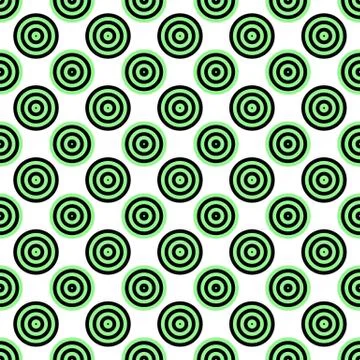 Seamless geometrical circle pattern background - vector graphic イラスト素材