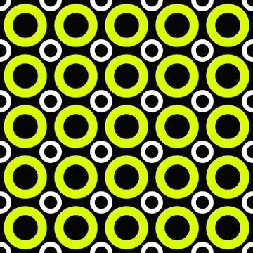 Seamless geometrical circle pattern background design - vector graphic Illustrazione stock