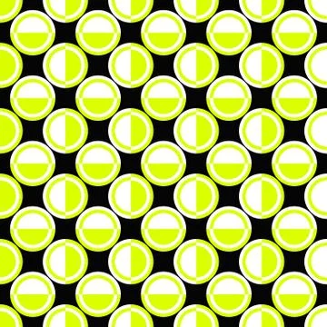 Seamless geometrical circle pattern background design Stock Illustration