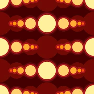 Seamless geometrical circle pattern Stock Illustration