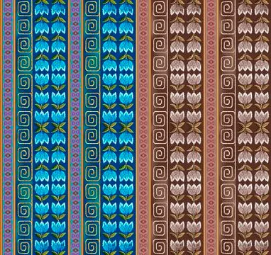 Seamless geometrical design pattern background Stock Illustration