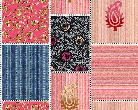 Seamless geometrical design pattern background Stock Illustration