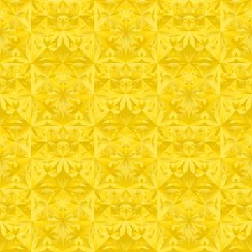 Seamless geometrical flower triangle pattern background design Illustrazione stock