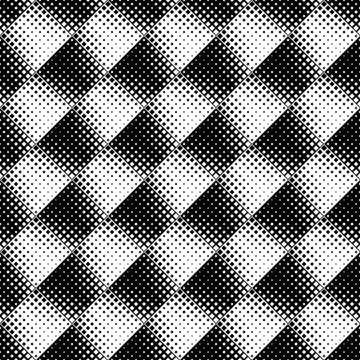 Seamless geometrical monochrome square pattern background design Stock Illustration