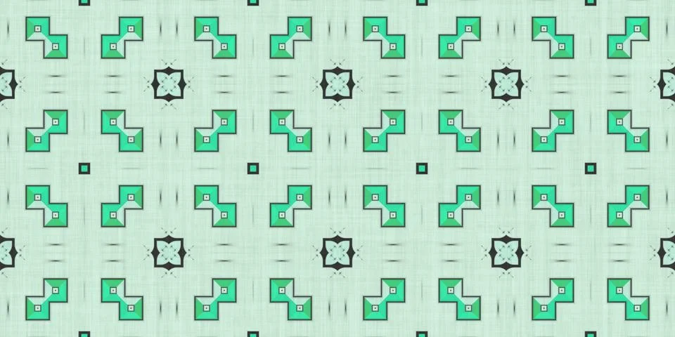 Seamless Geometrical Pattern Background. Geometry Kaleidoscope Shape Texture. Foto stock