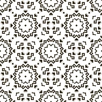 Seamless geometrical pattern Stock Illustration