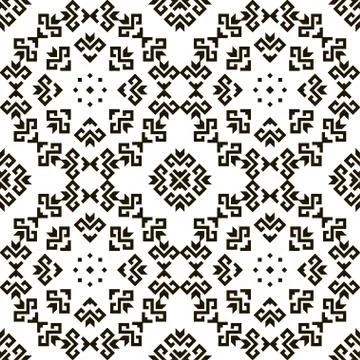 Seamless geometrical pattern Stock Illustration