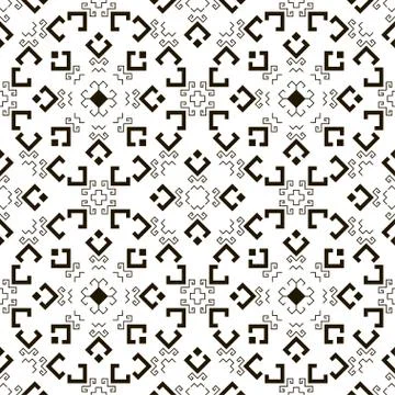 Seamless geometrical pattern Stock Illustration