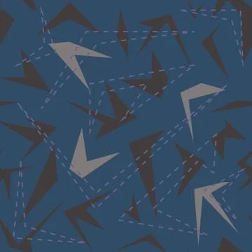 Seamless geometrical pattern with polygons Stock Illustration