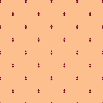 Seamless geometrical pattern with triangle and circles. modern illustration. Stock Illustration