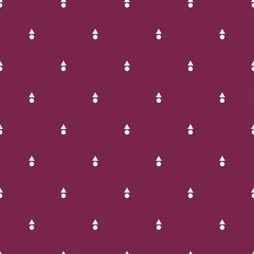 Seamless geometrical pattern with triangle and circles. modern illustration. Illustrazione stock