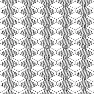 Seamless geometrical pattern vintage background Illustrazione stock