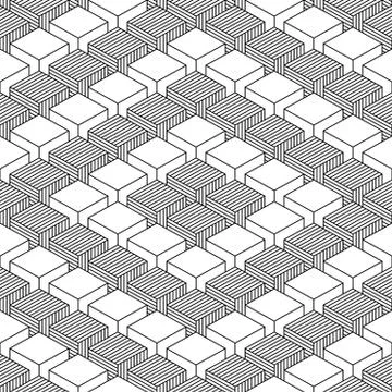 Seamless geometrical pattern vintage background Illustrazione stock