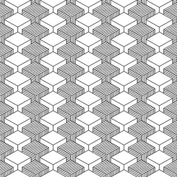 Seamless geometrical pattern vintage background Illustrazione stock