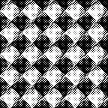 Seamless geometrical rounded diagonal square pattern background design Stock Illustration