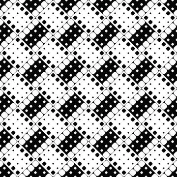 Seamless geometrical rounded diagonal square pattern background design Stock Illustration
