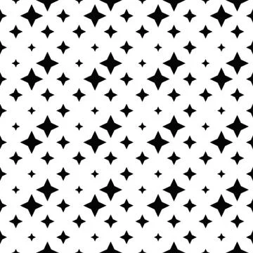 Seamless geometrical star pattern background - abstract vector graphic イラスト素材