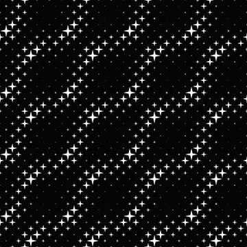 Seamless geometrical star pattern background - abstract vector graphic Illustrazione stock