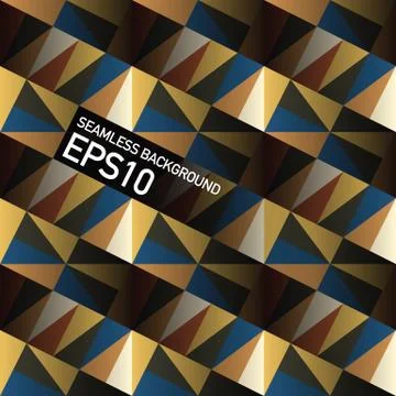 Seamless geometrical triangles abstract background. vector, eps10 스톡 일러스트