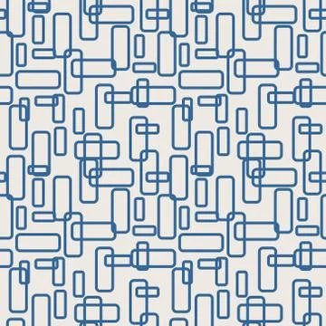 Seamless geometry. Linear abstract background. Stock Illustration