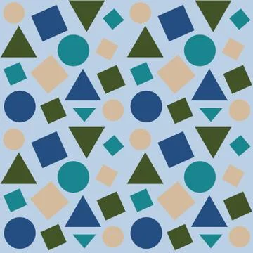 Seamless geometry pattern, repeatable background for website, wallpaper, te.. Stock Illustration