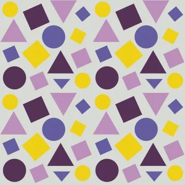 Seamless geometry pattern, repeatable background for website, wallpaper, te.. Stock Illustration