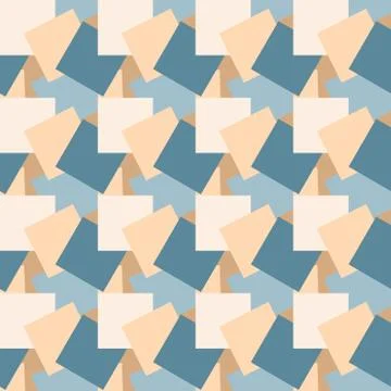 Seamless geometry pattern, repeatable background for website, wallpaper, te.. Illustrazione stock