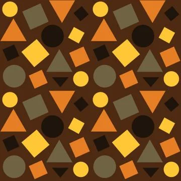 Seamless geometry pattern, repeatable background for website, wallpaper, te.. Stock Illustration