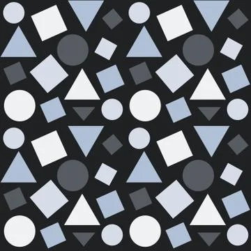 Seamless geometry pattern, repeatable background for website, wallpaper, te.. Stock Illustration