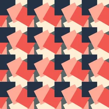 Seamless geometry pattern, repeatable background for website, wallpaper, te.. Illustrazione stock