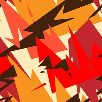 Seamless geometry urban pattern with triangular elements Illustrazione stock