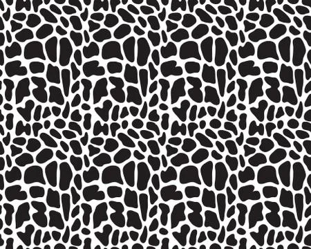 Seamless giraffe pattern Stock Illustration
