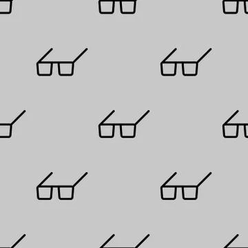 Seamless glasses pattern Stock Illustration