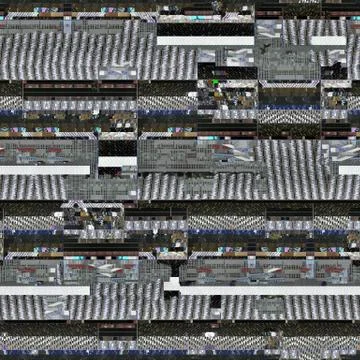 Seamless glitch background for 3D objects Stock Illustration