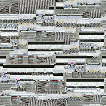 Seamless glitch background for 3D objects イラスト素材