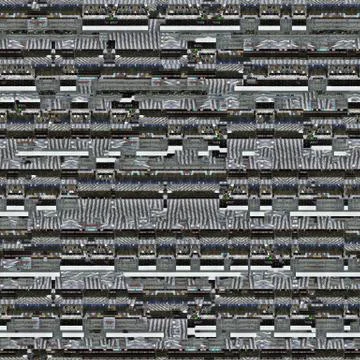 Seamless glitch background for 3D objects Stock Illustration