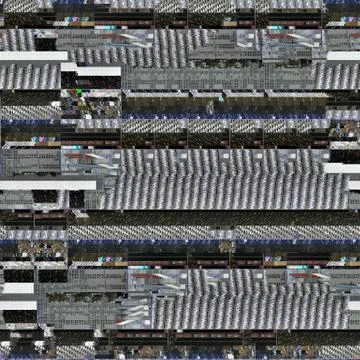 Seamless glitch background for 3D objects Stock Illustration