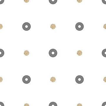 SEAMLESS GLITTER  PATTERN BACKGROUND FROM SIMPLE DOT SHAPE Stock Illustration