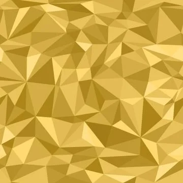 Seamless gold abstract pattern. Imitation of print of golden crumpled paper c イラスト素材