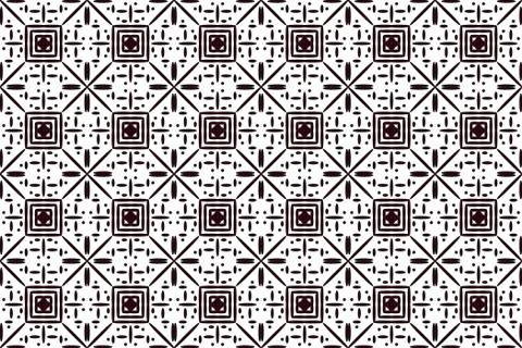 Seamless gold color pattern on dark red background Illustrazione stock