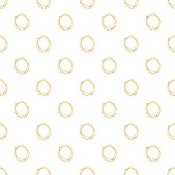 Seamless gold geometric frame pattern background イラスト素材