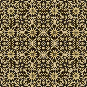 Seamless gold pattern. Stock Illustration